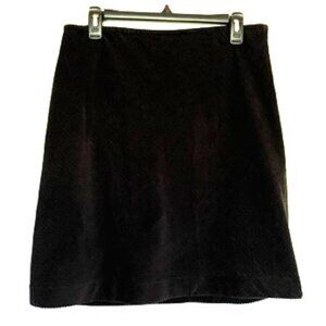 St. John's Bay Corduroy Black Mini Skirt